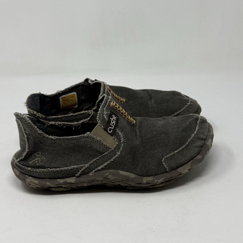 Cushe Slipper Shoes Mens 7 Sand Brown Camo Slip On Casual Comfort Surf Sneakers